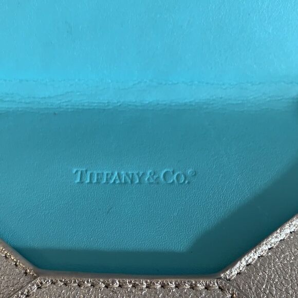 Tiffany & Co Gold Leather Card Case - Picture 5 of 6